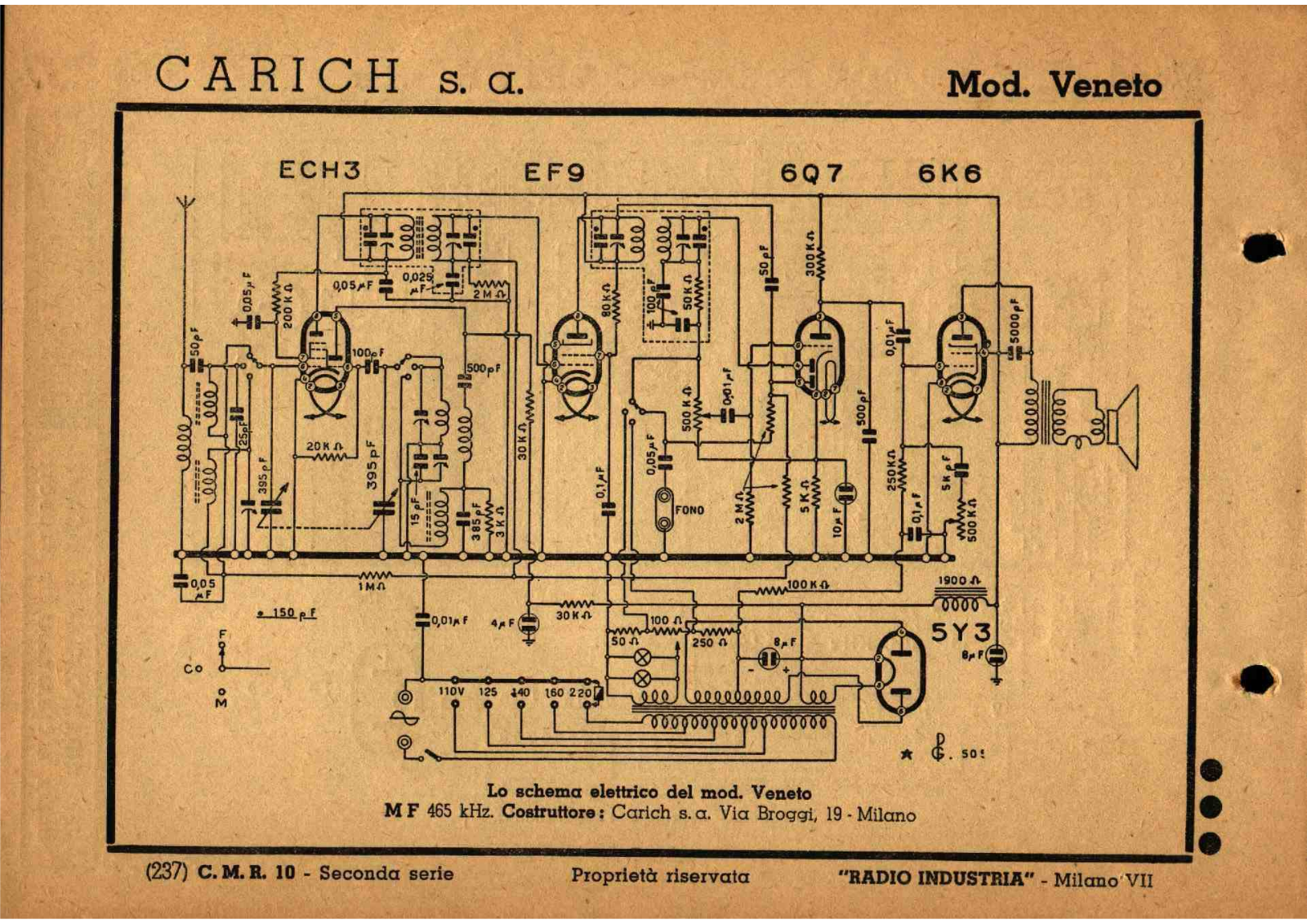 Carisch veneto schematic - ManualMachine.com