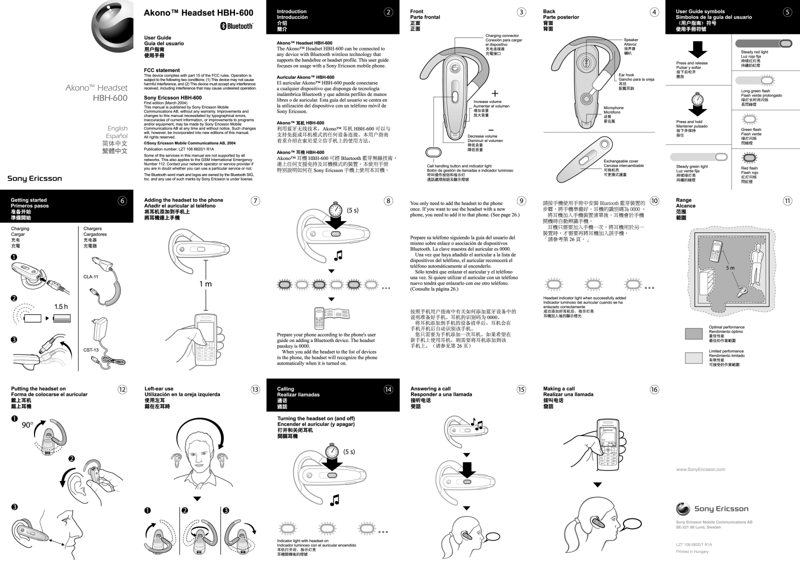 Sony DDA 1002 User Manual