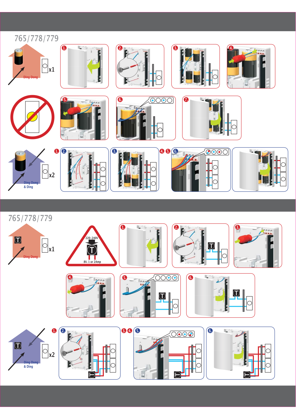 Byron 779, 765, 778 Installation and Operation Instruction