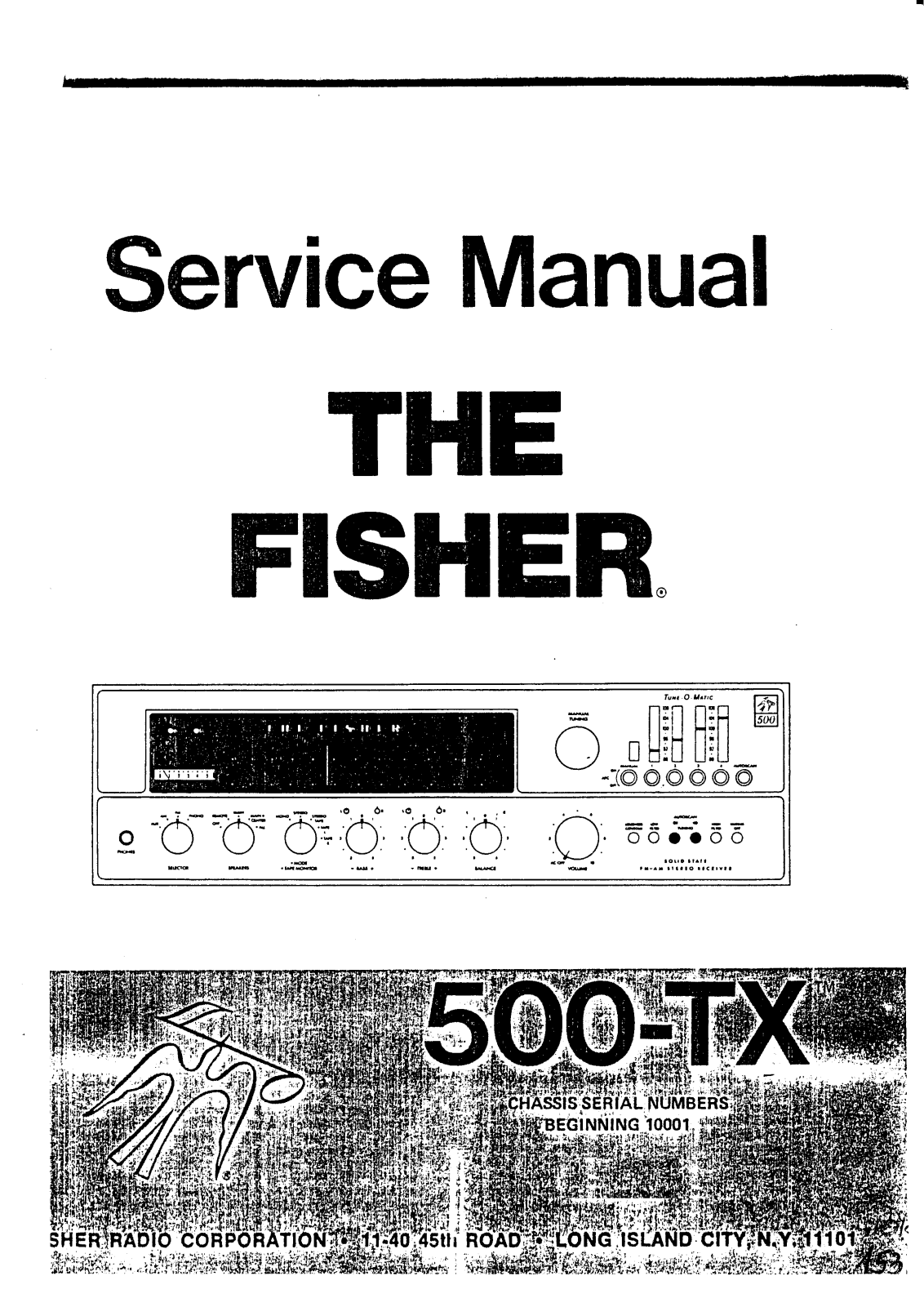 Fisher 500TX Schematic