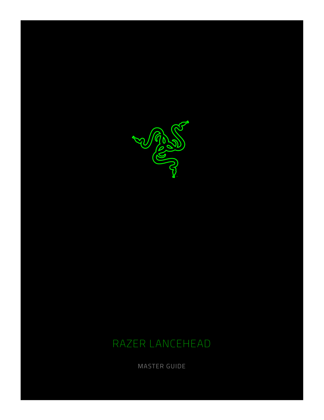 RAZER Lancehead, Mamba Chroma User Manual