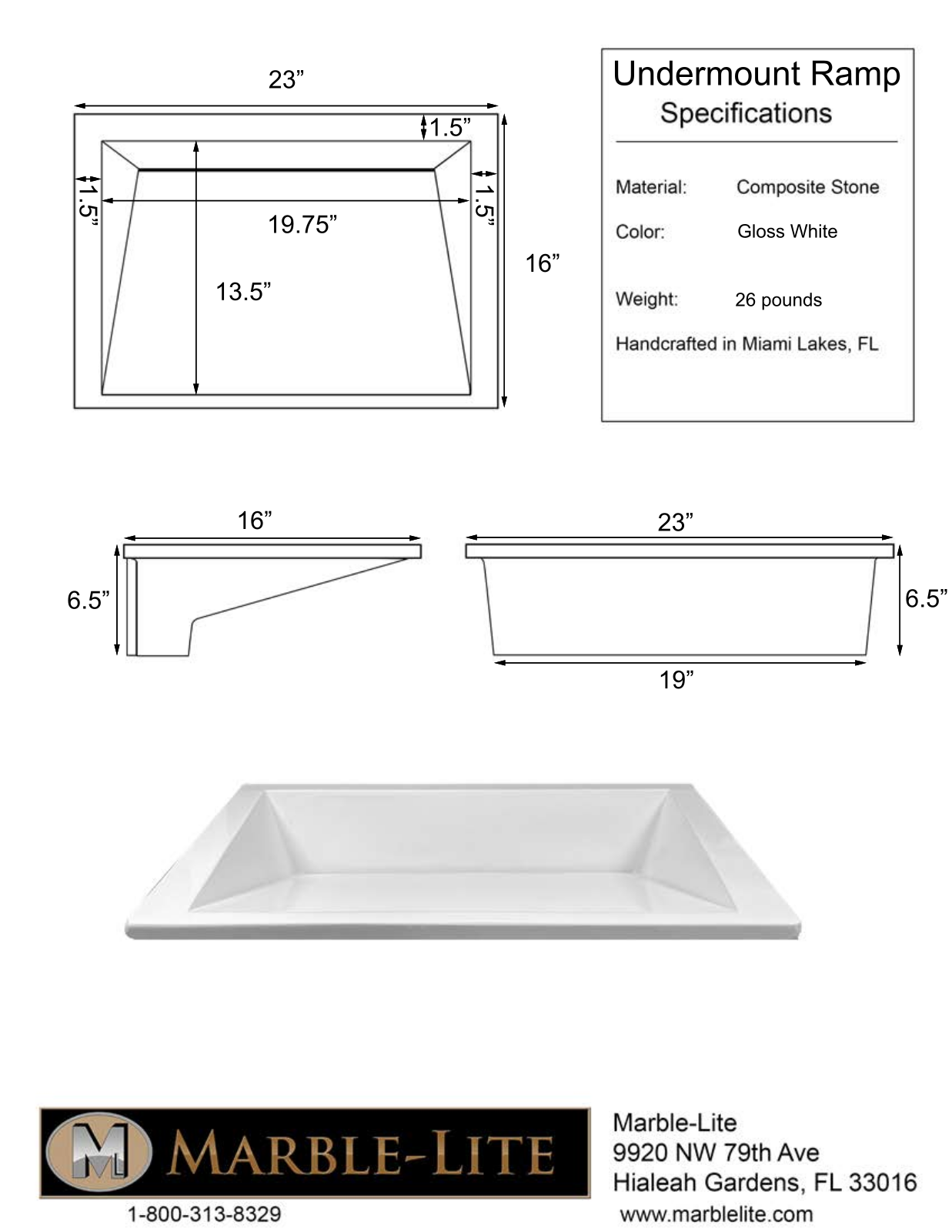 Marble-Lite MBLL1008 Specifications - ManualMachine.com