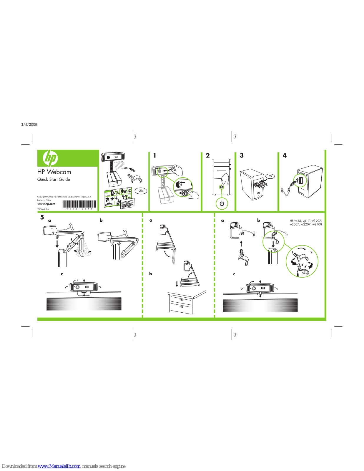 HP GX607AA, WN4300R Quick Start Manual