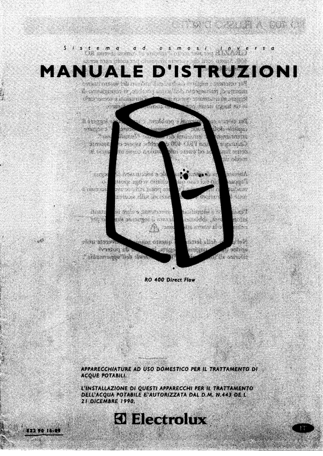 AEG RO400 User Manual