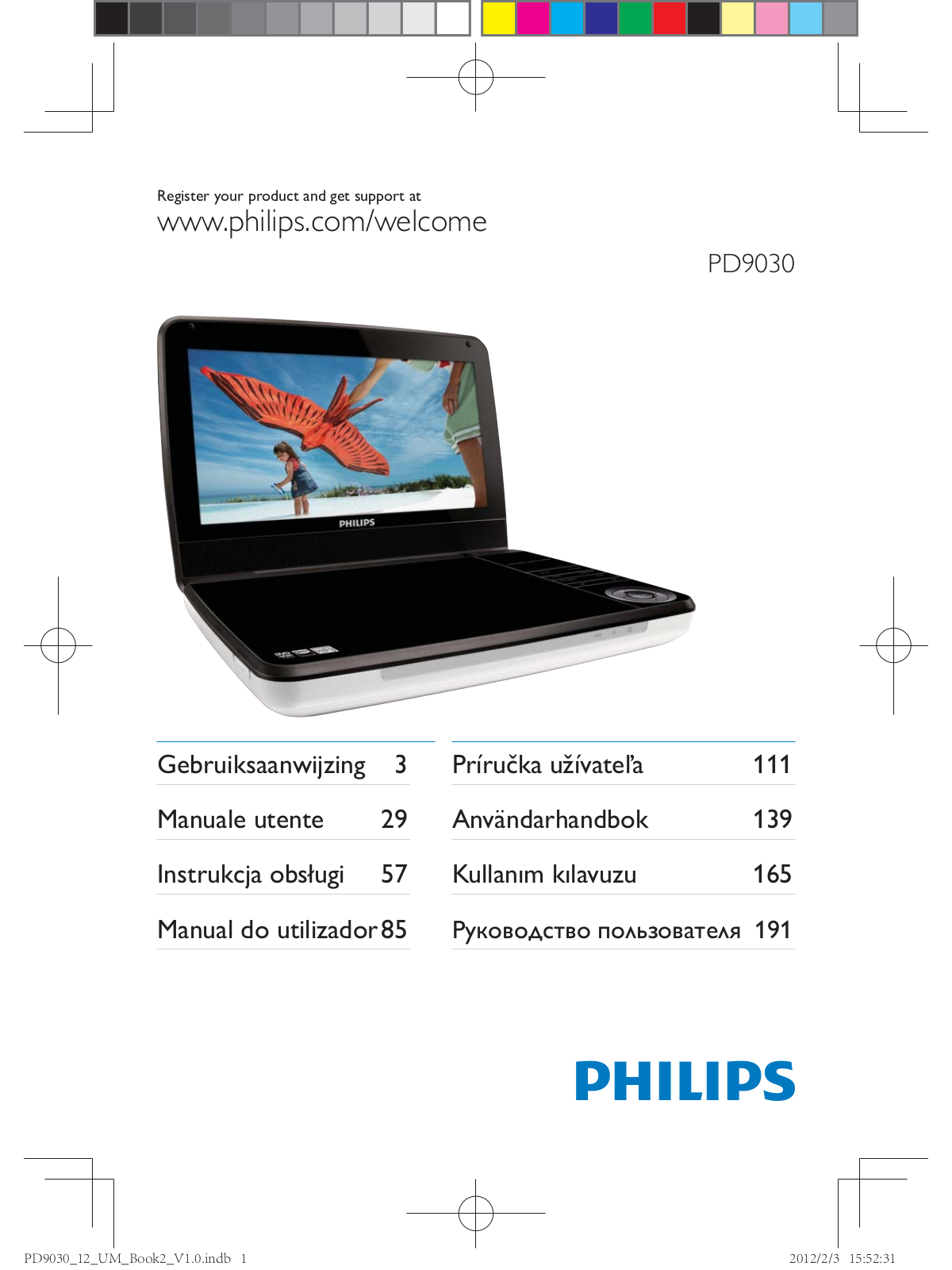 PHILIPS PD9030 User Manual