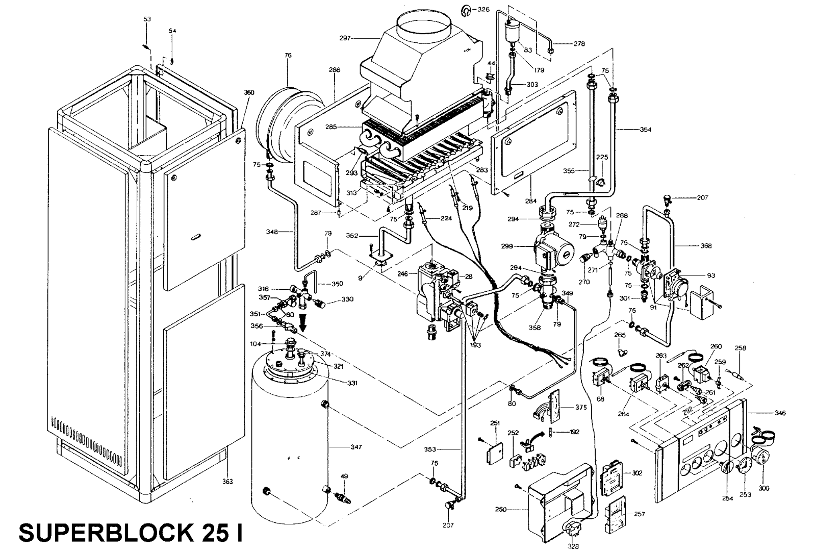 Baltur SUPERBLOCK 25 I Schematics