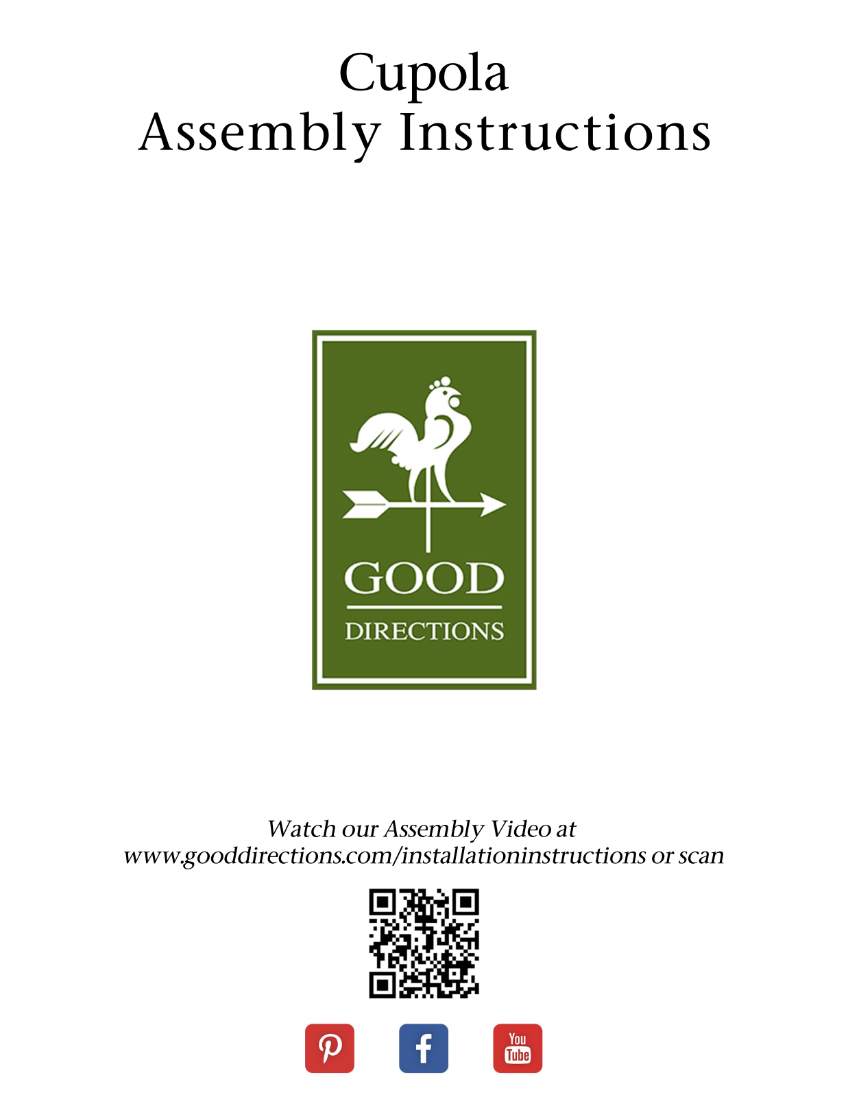 Good Directions GDD2066 Installation & Assembly - ManualMachine.com