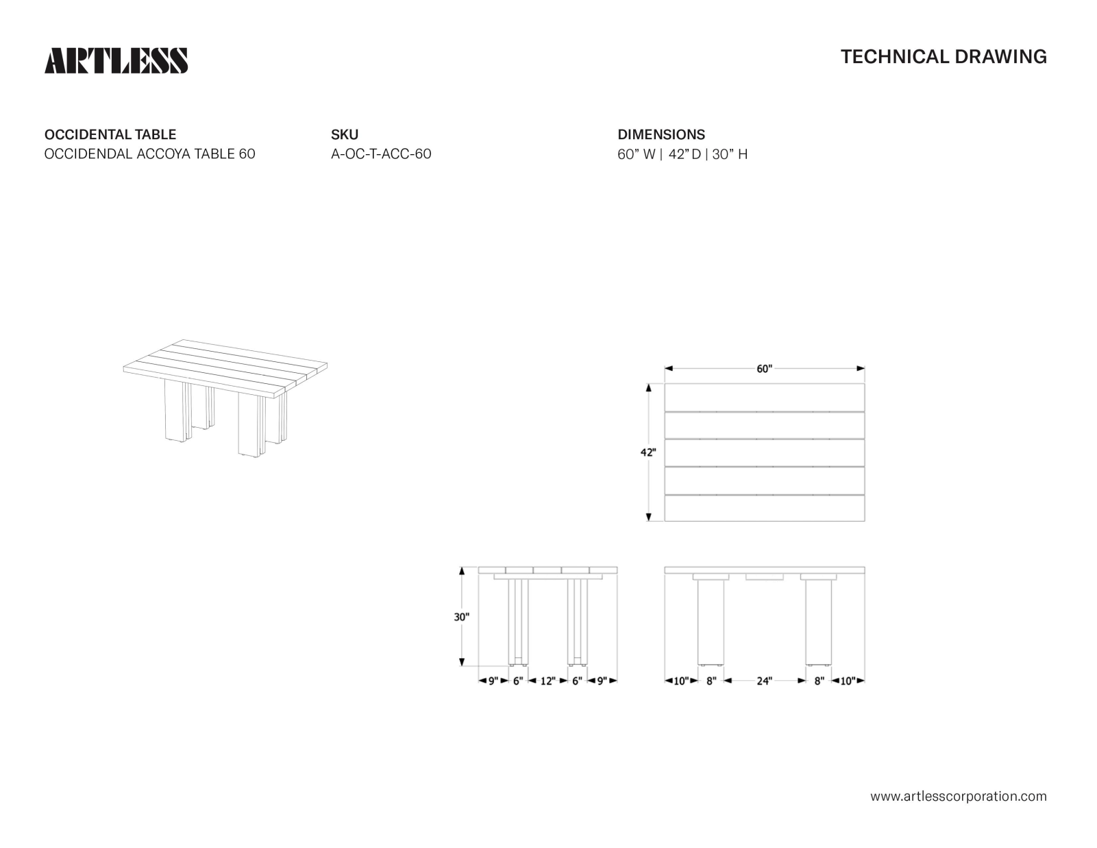 ARTLESS LYS10149 Dimensions - ManualMachine.com