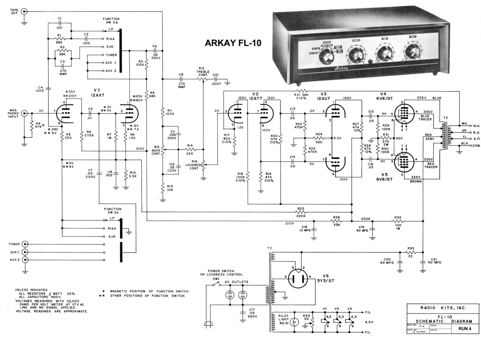 Artison FL-10 Schematic - ManualMachine.com