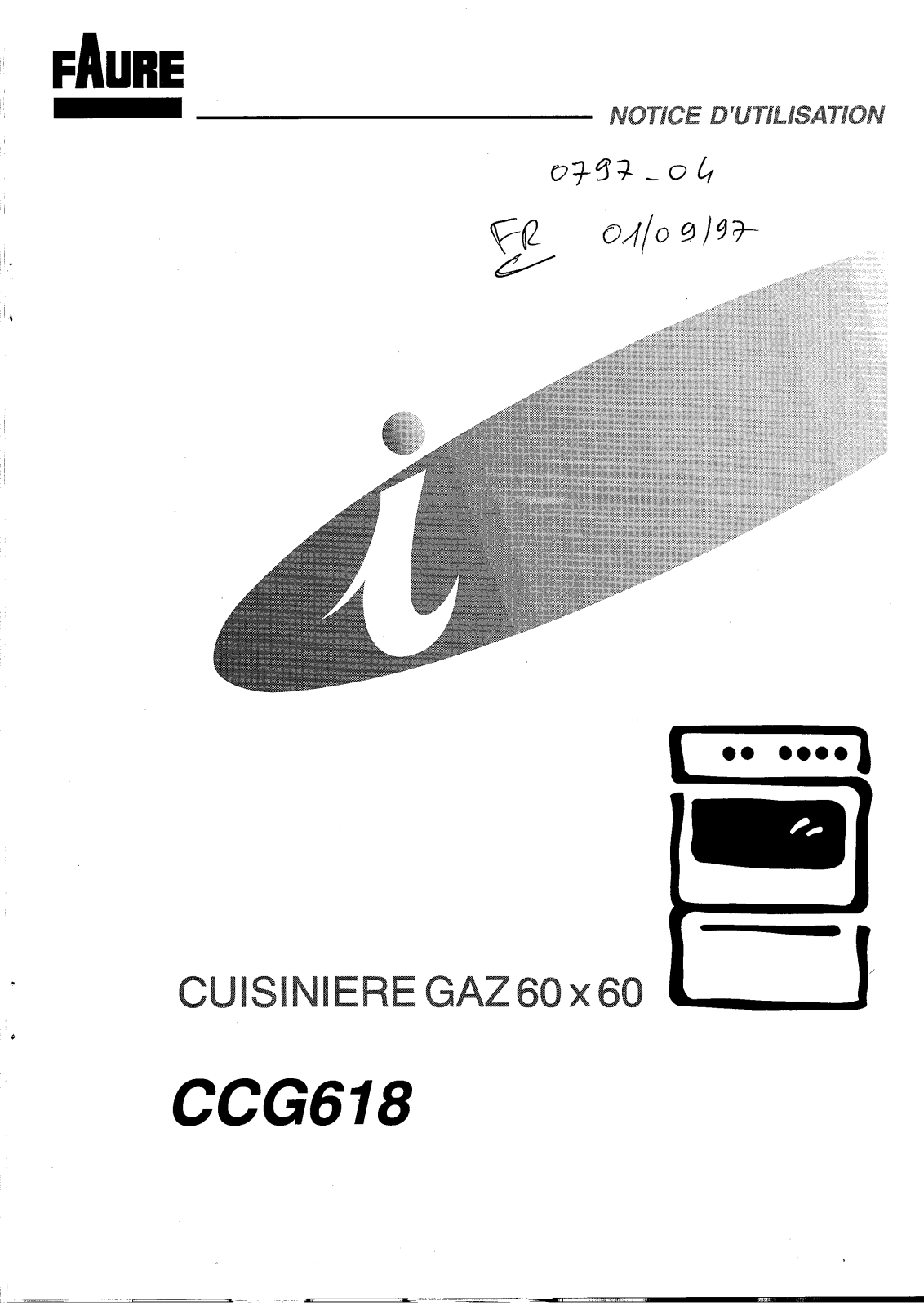 Faure CCG618W1 User Manual