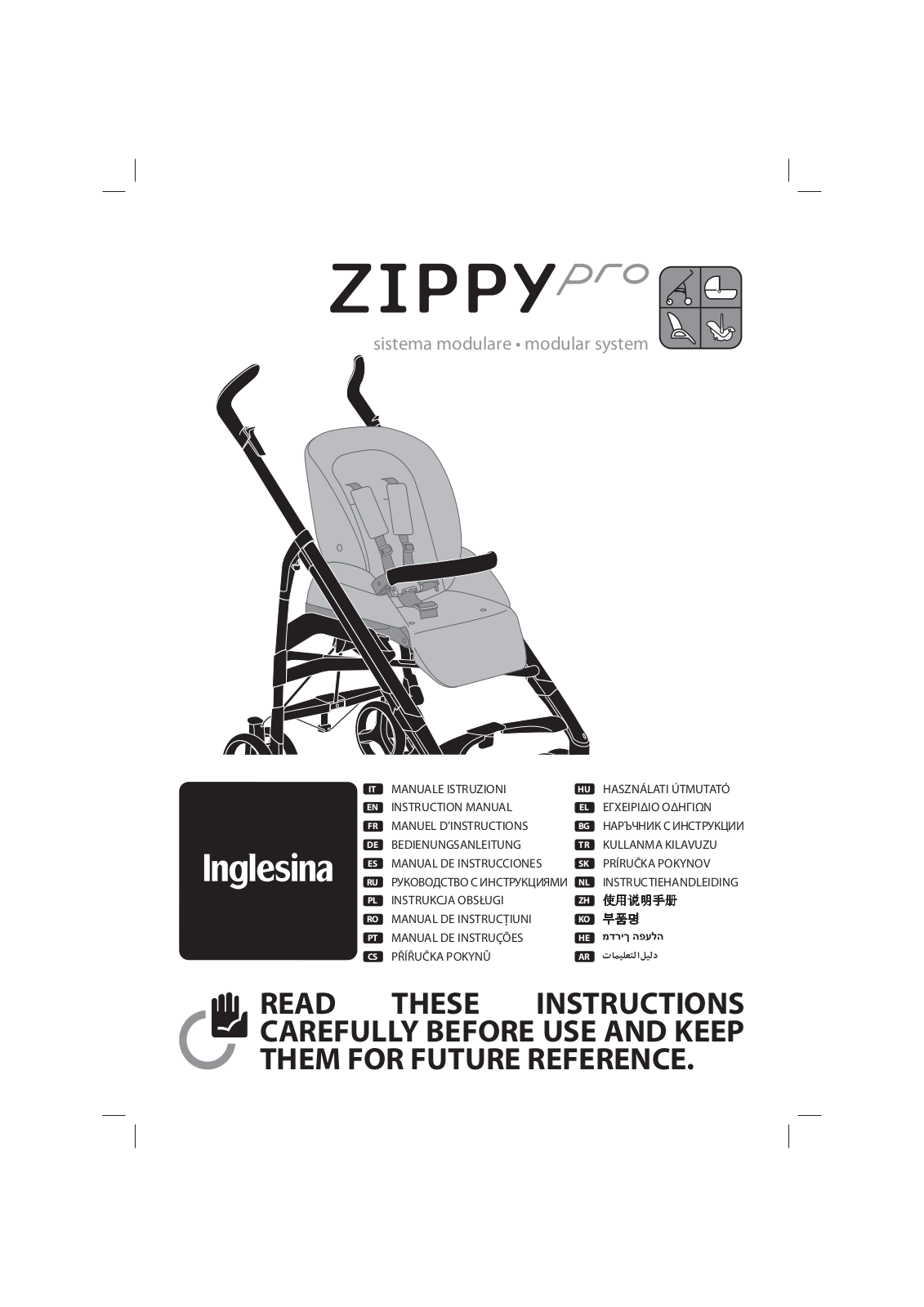 Inglesina Zippy Pro User Manual