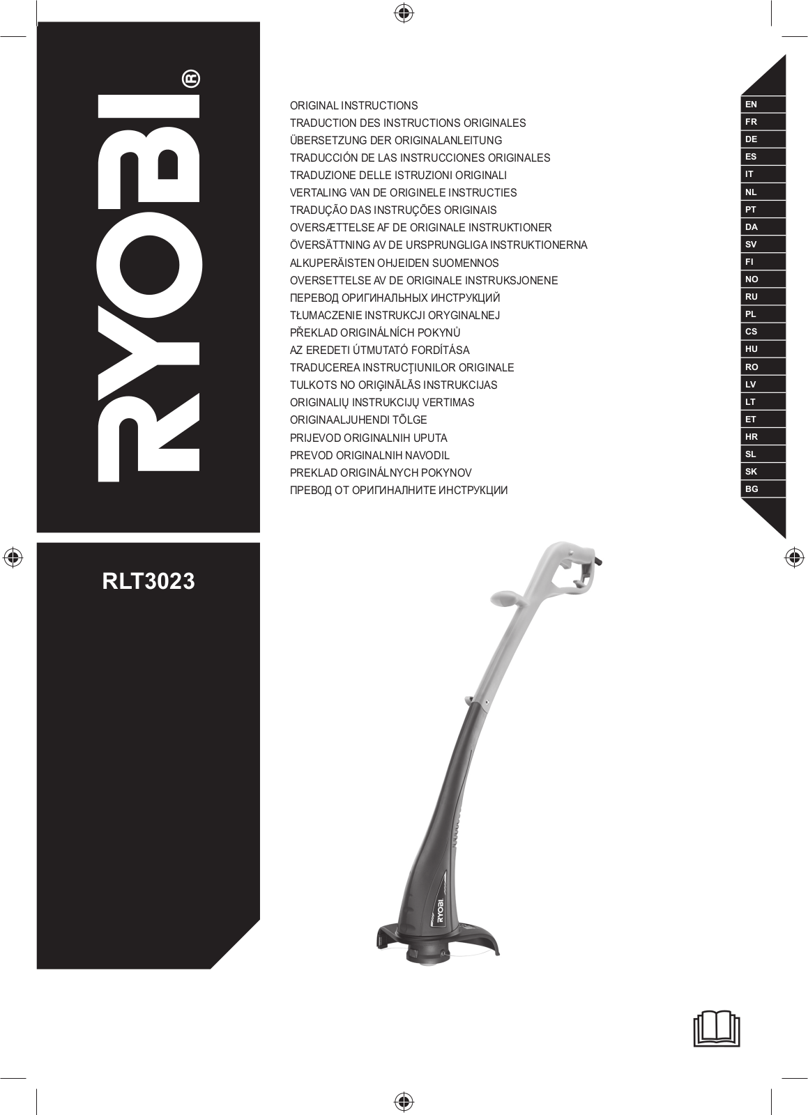 Ryobi RLT3023 ORIGINAL INSTRUCTIONS