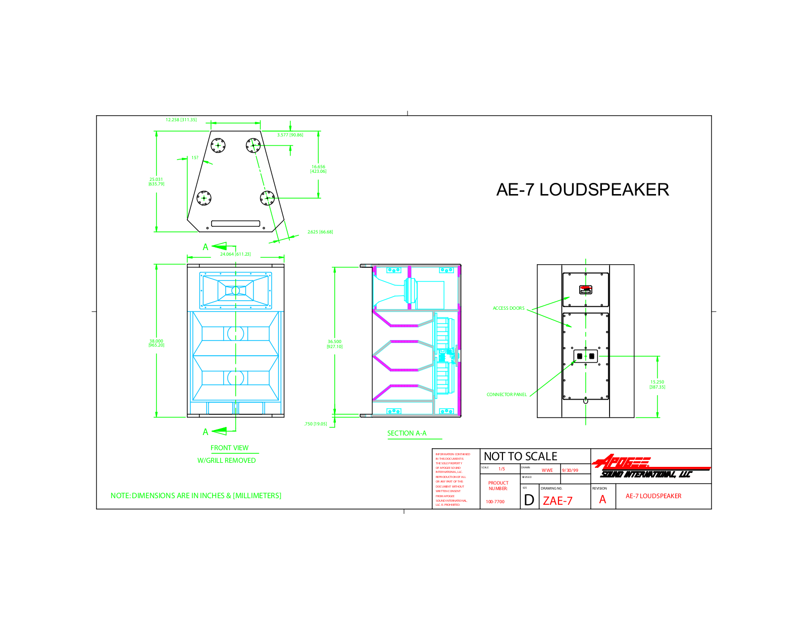 Bogen AE-7 User Manual