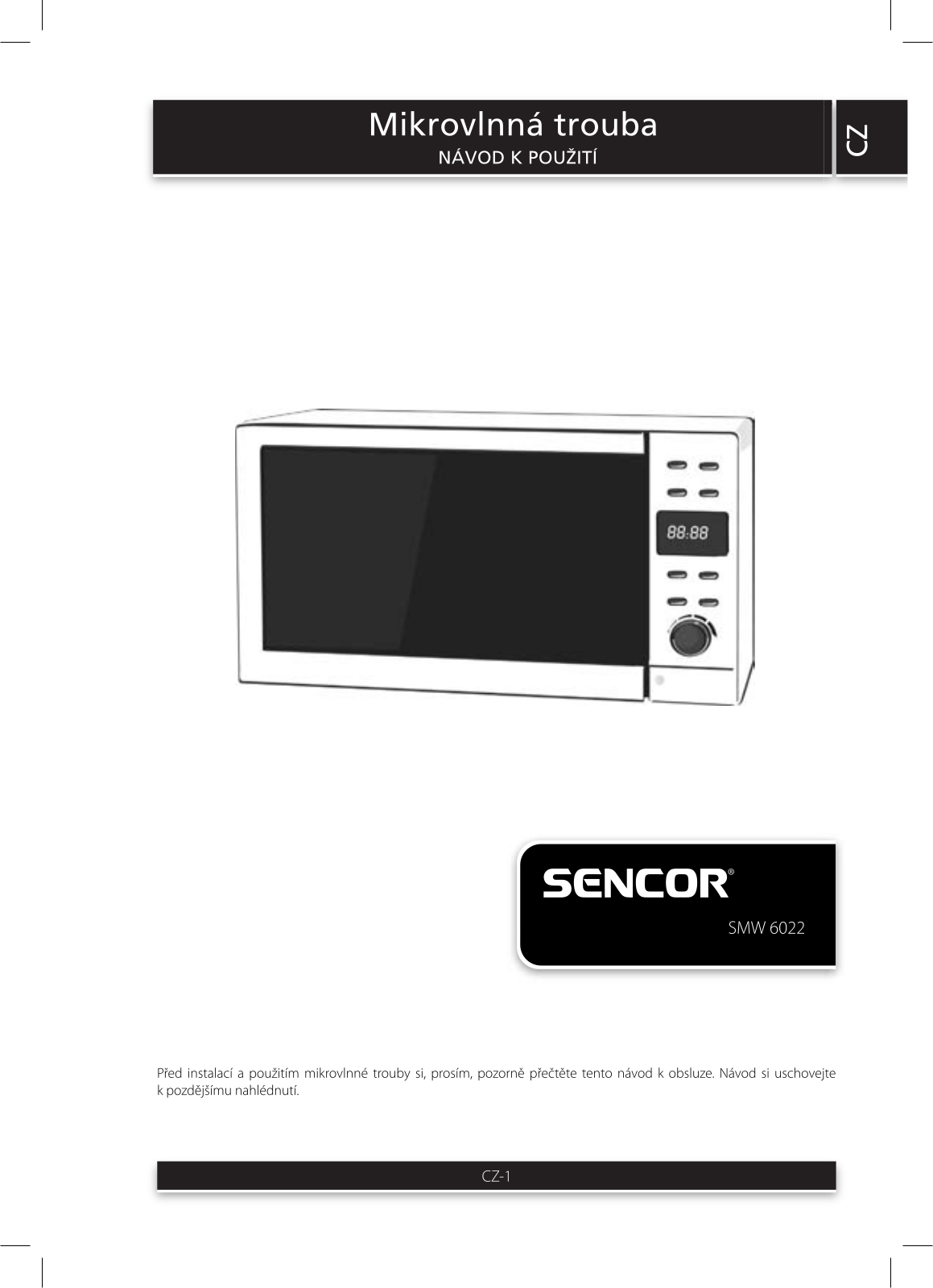 Sencor SMW 6022 User Manual