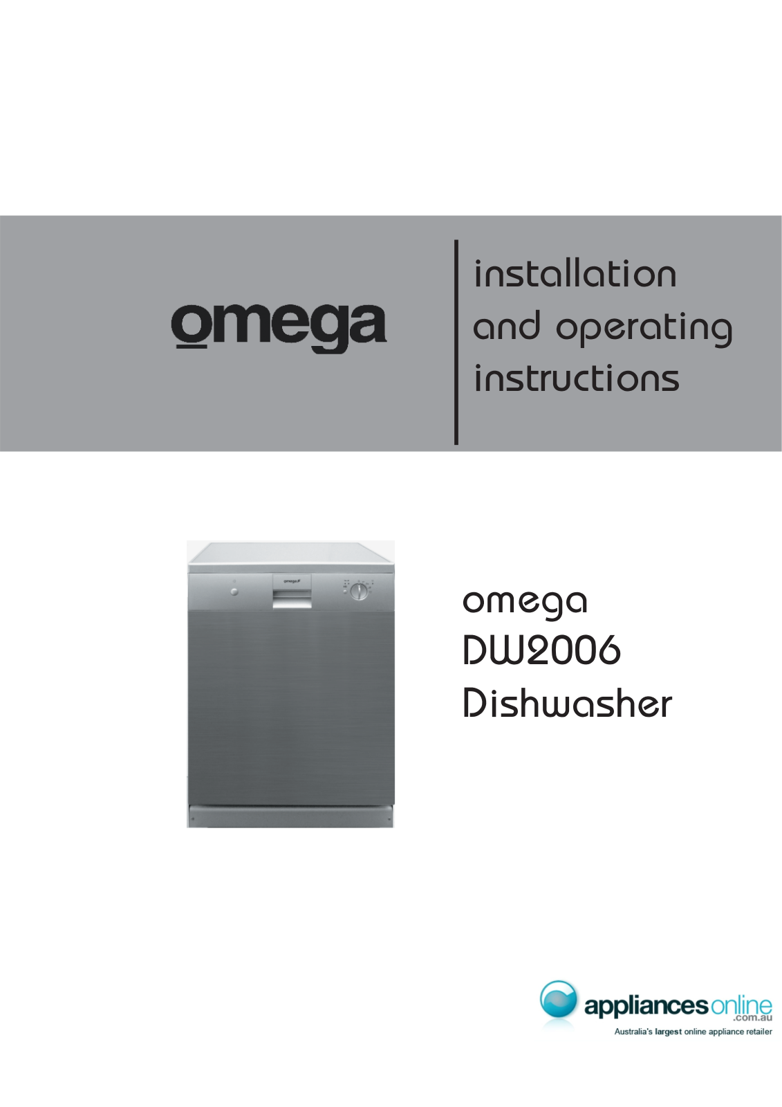 Omega DW2006 User Manual