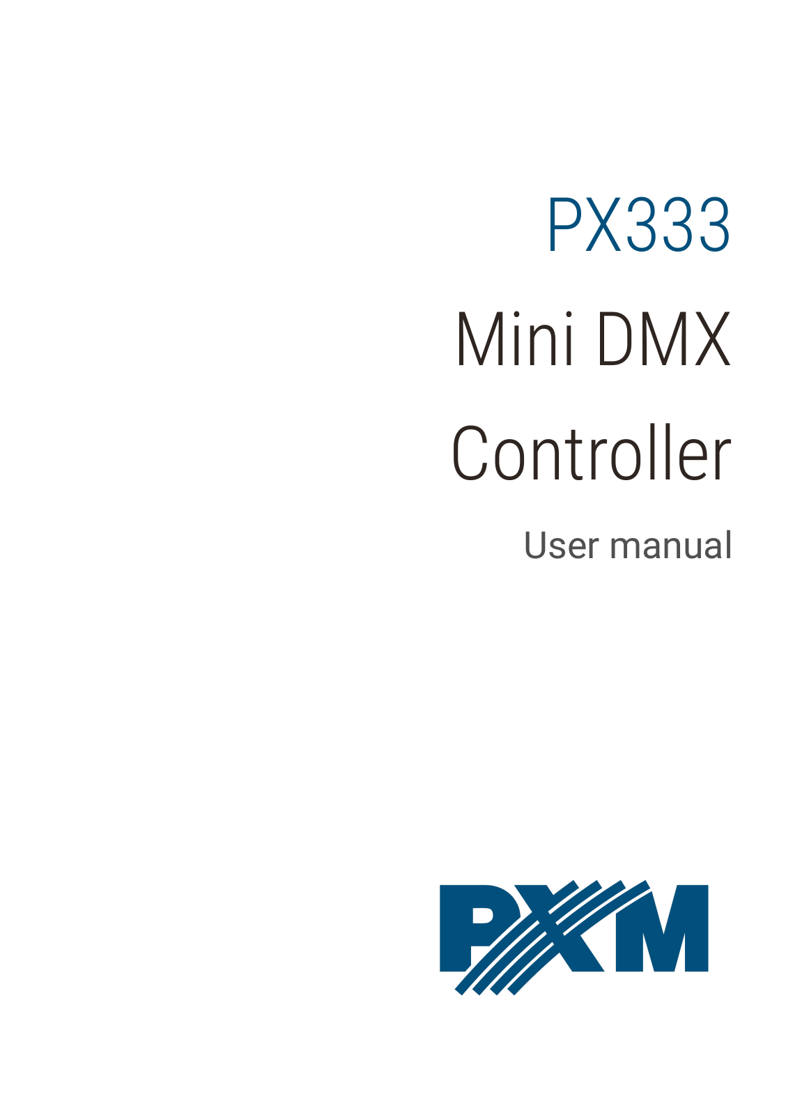 PXM PX333 User Manual