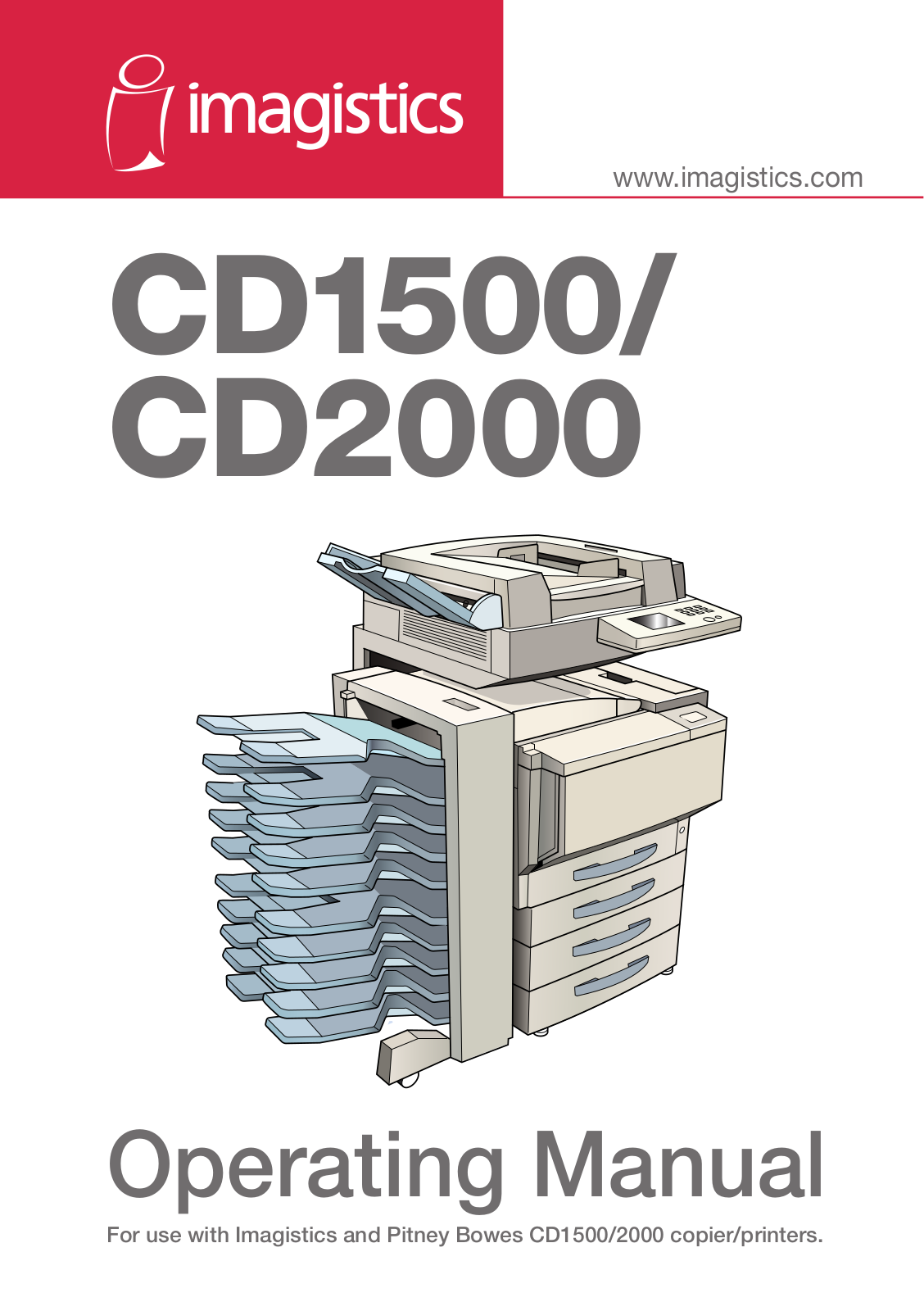 Pitney Bowes CD2000 Operation Manual