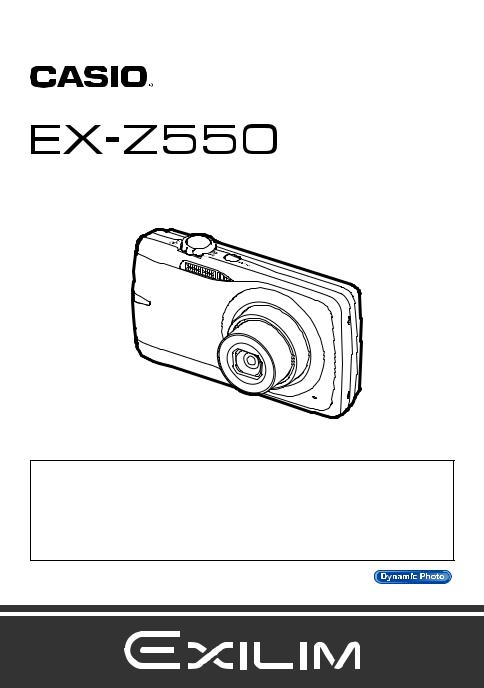 Casio EXILIM EX-Z550 User Manual