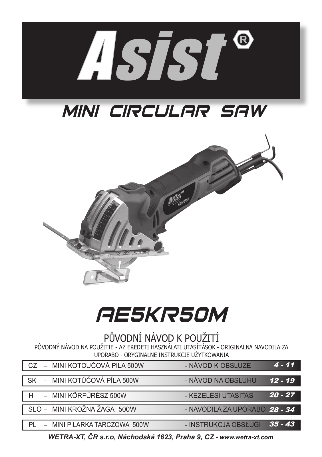 Asist AE5KR50M User Manual