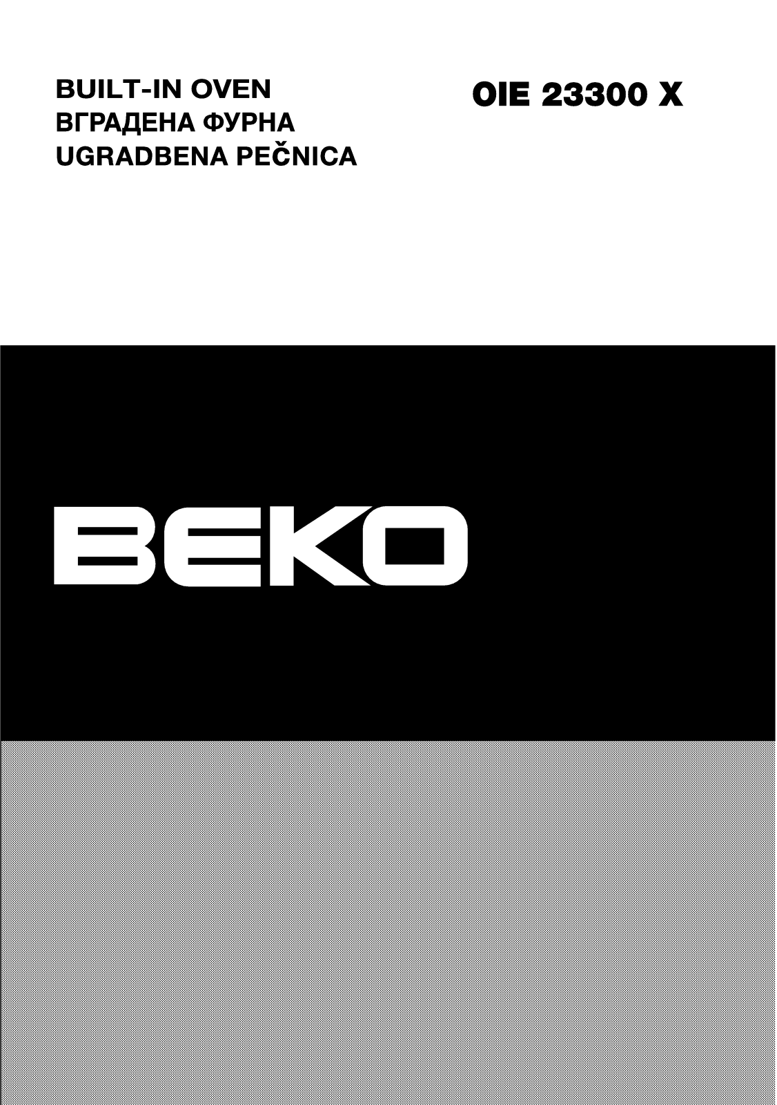 Beko OIC23300X User Manual