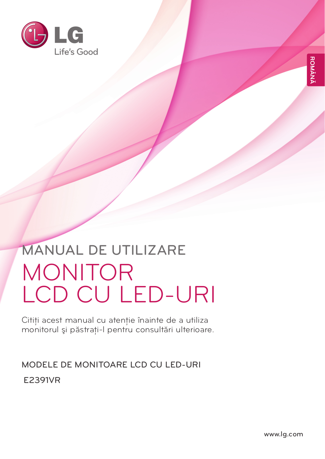 Lg E2391VR User Manual