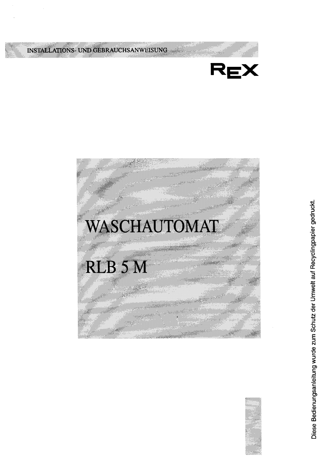 Rex RLB5M User Manual