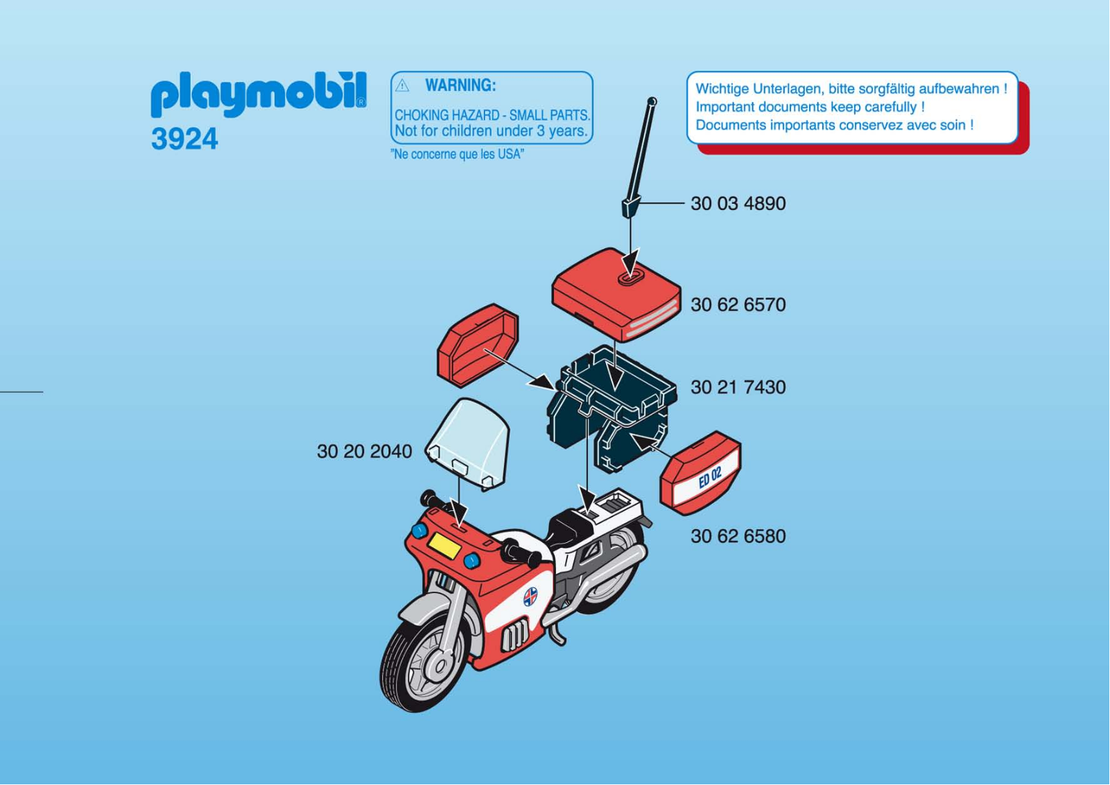 Playmobil 3924 Instructions