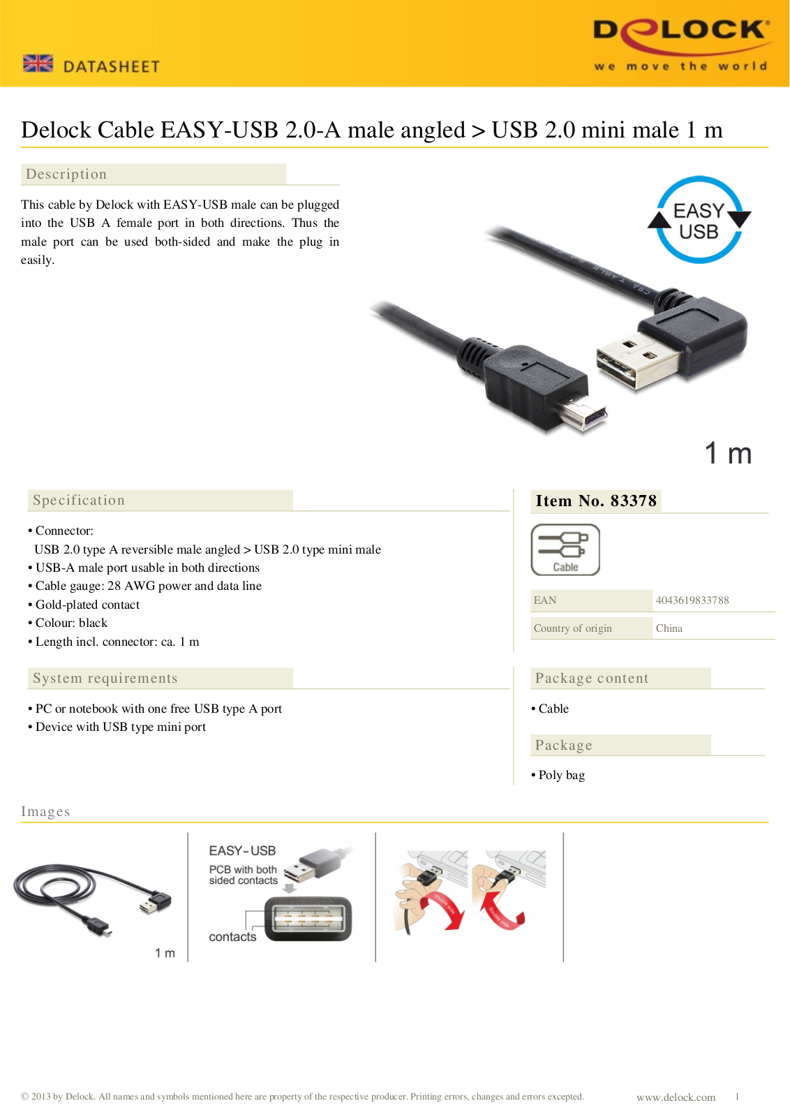 DeLOCK 83378 User Manual - ManualMachine.com