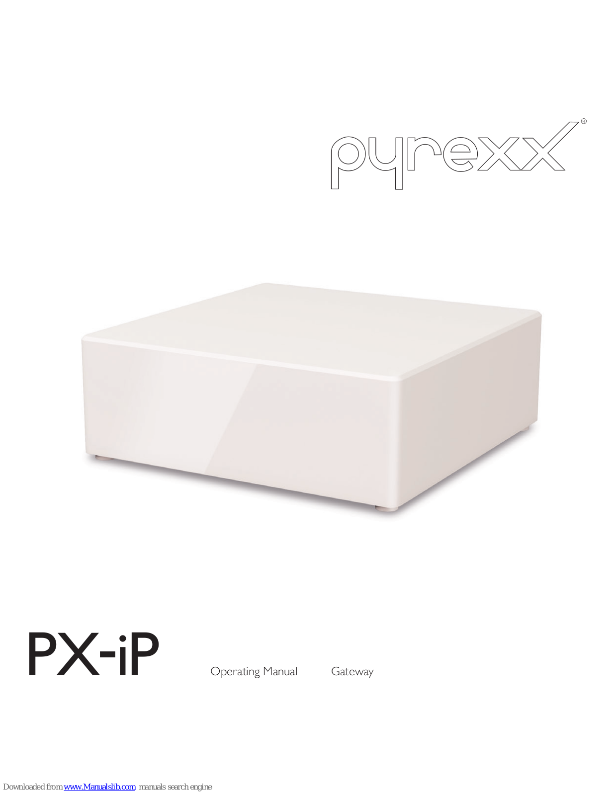 purexx PX-iP Operating Manual