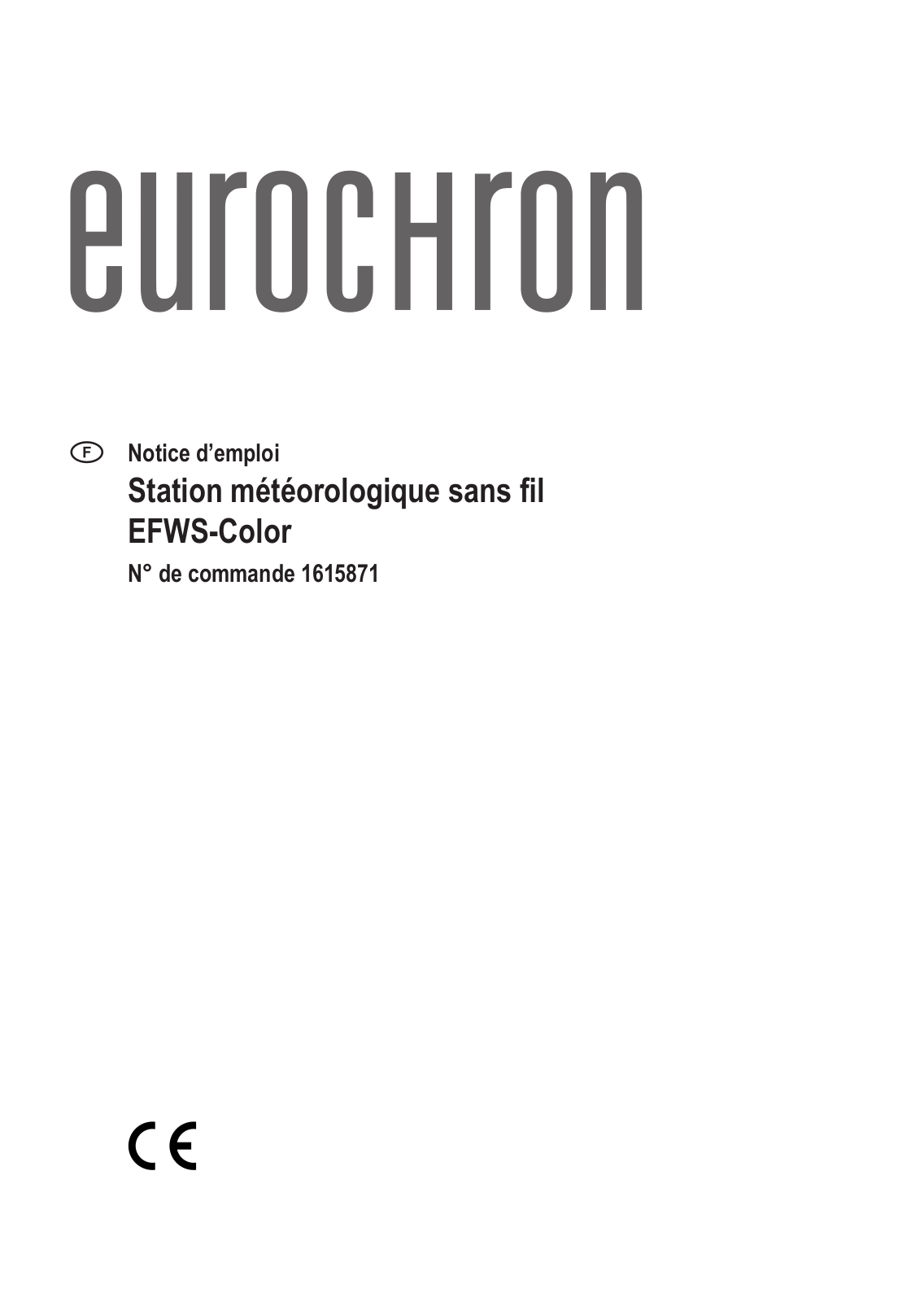 Eurochron EFWS-Color Operation Manual