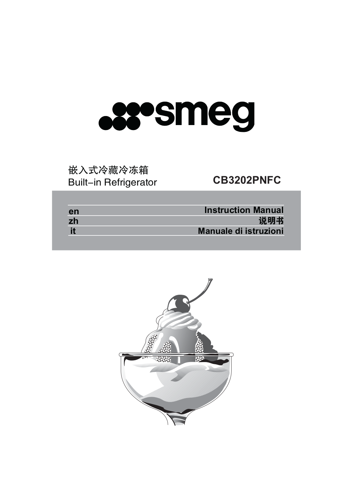 Smeg CB3202PNFC User manual