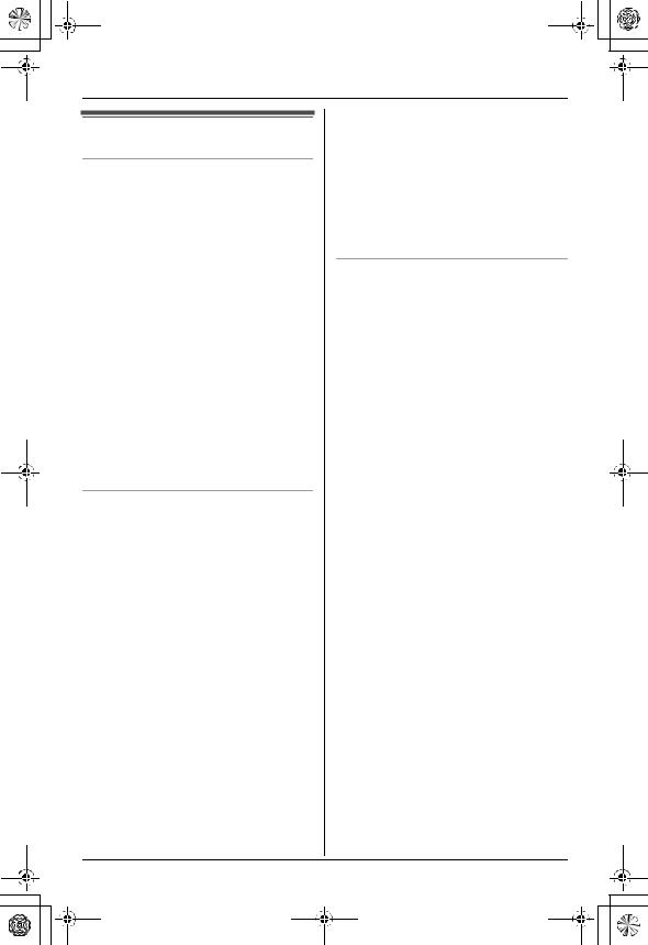 Panasonic of North America 96NKX TG3031 User Manual