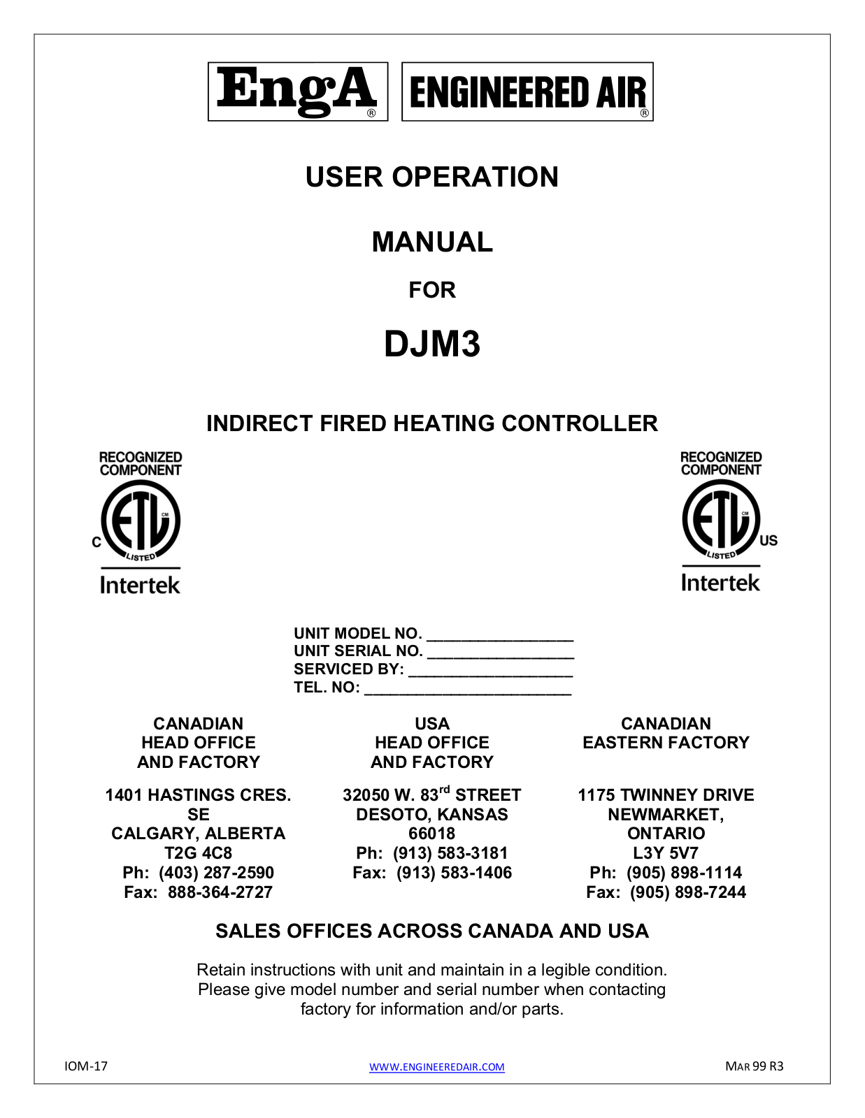 EngA DJM3 User's Operation Manual