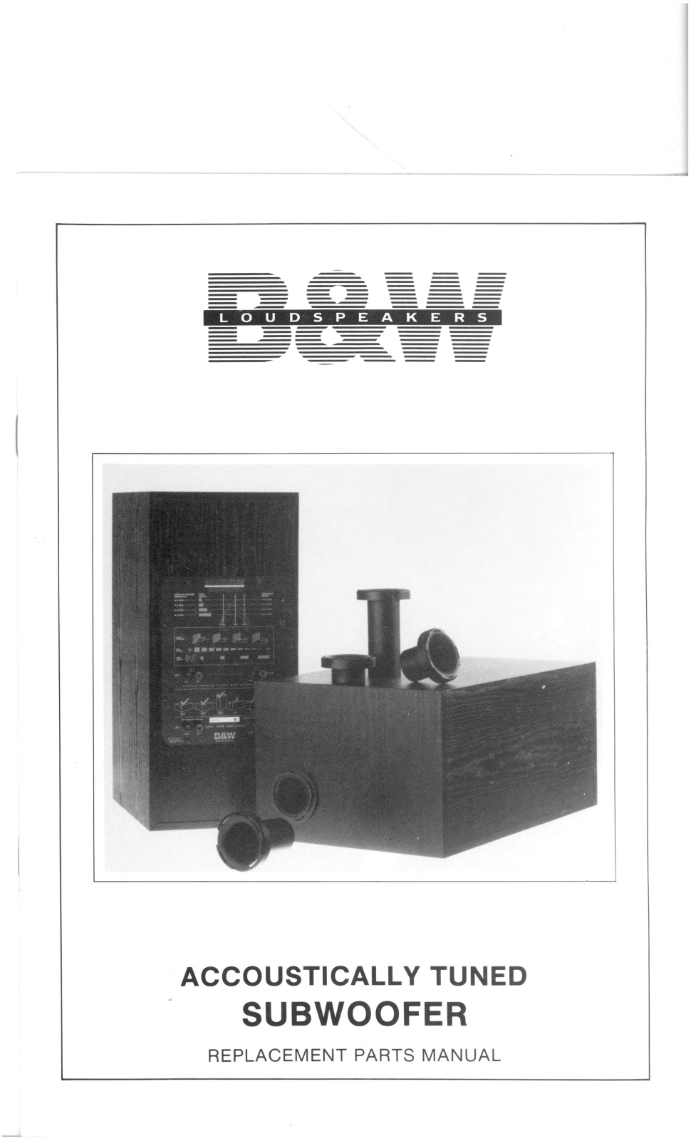 Bowers and Wilkins Acoustitune Service manual