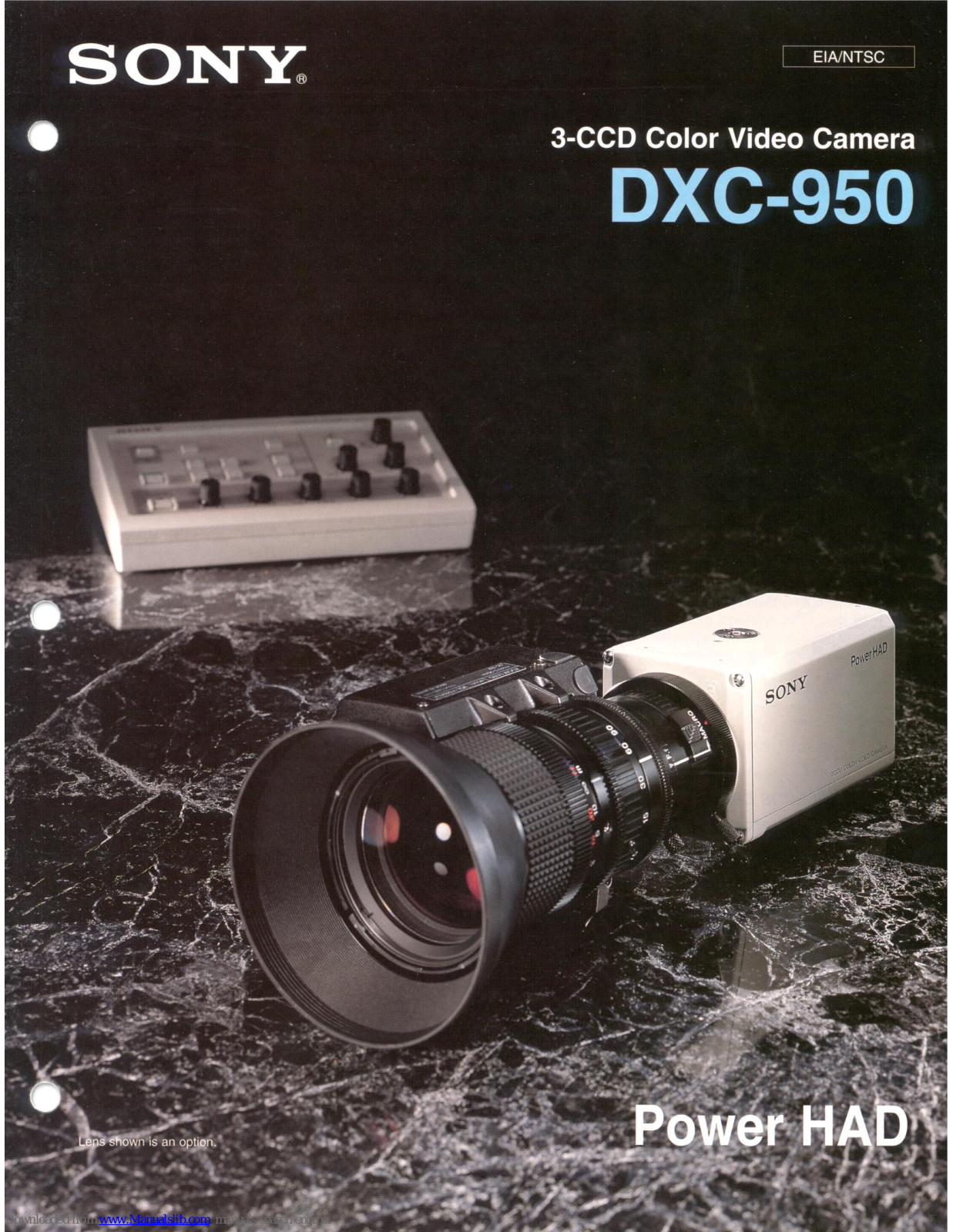 Sony DXC-950 Specifications