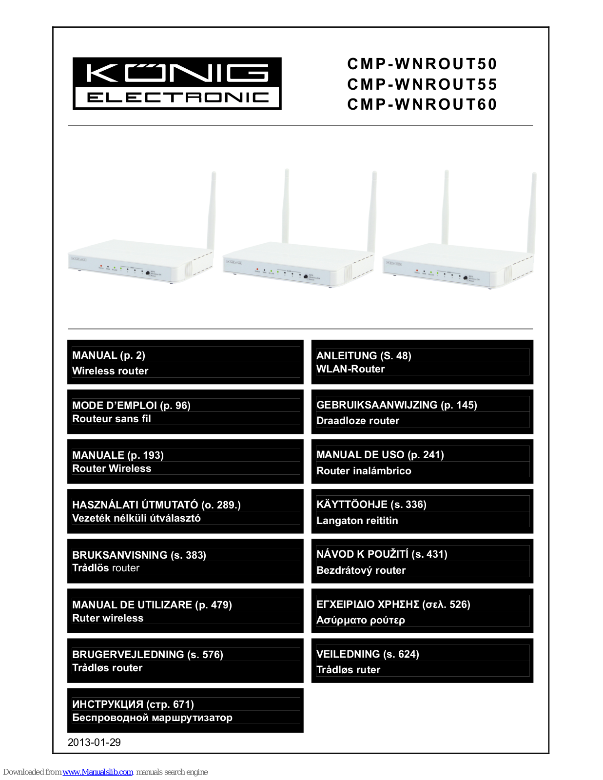 Konig CMP-WNROUT50, CMP-WNROUT55, CMP-WNROUT60 User Manual