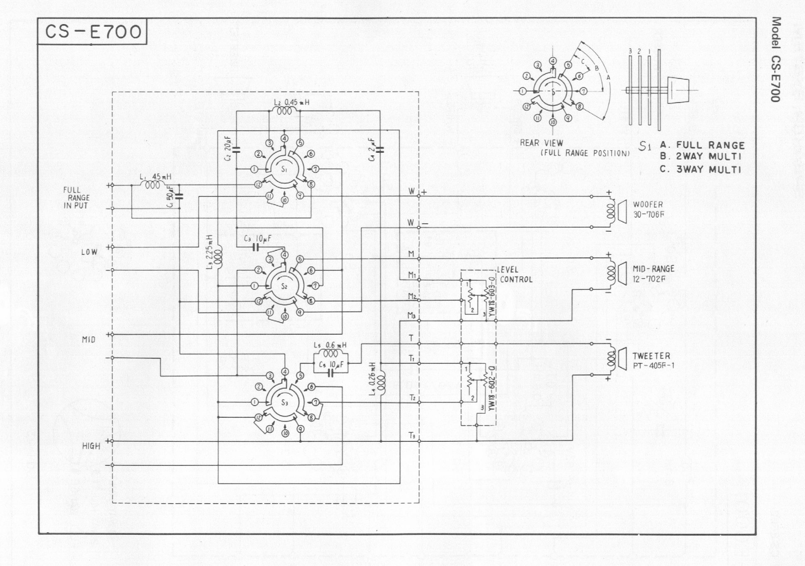 Pioneer CSE-700 Schematic