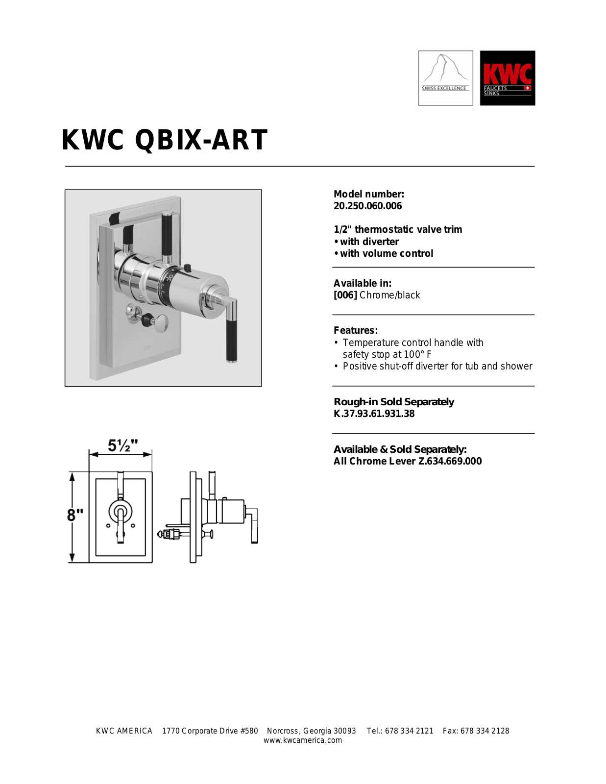 KWC 20.250.060.006 User Manual