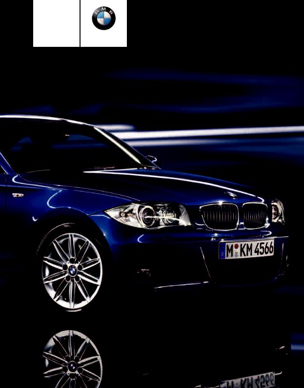 BMW 1 Series 2009 Owner's Manual
