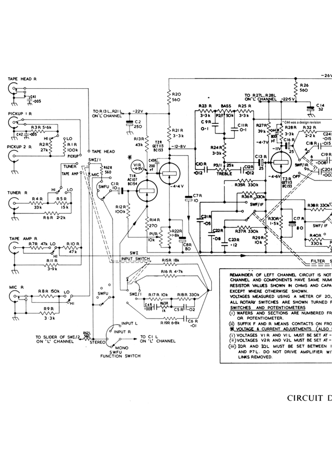 Leak Stereo 30 Schematic