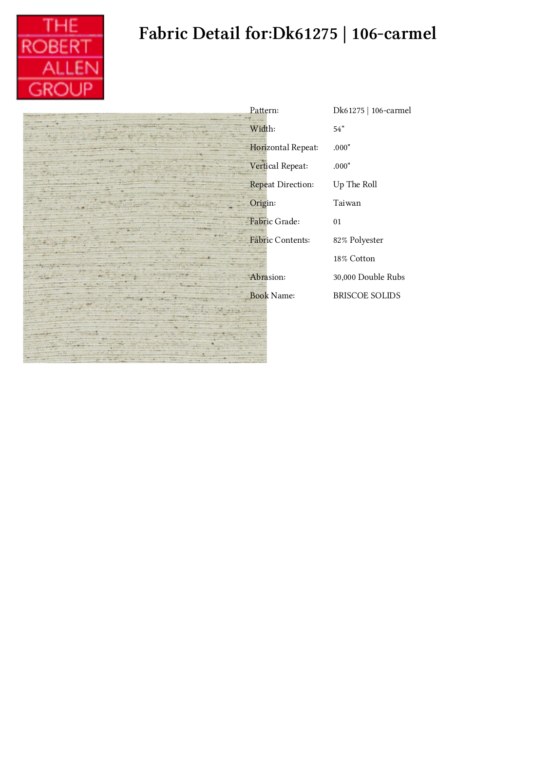Duralee CRAL7023 Specifications - ManualMachine.com