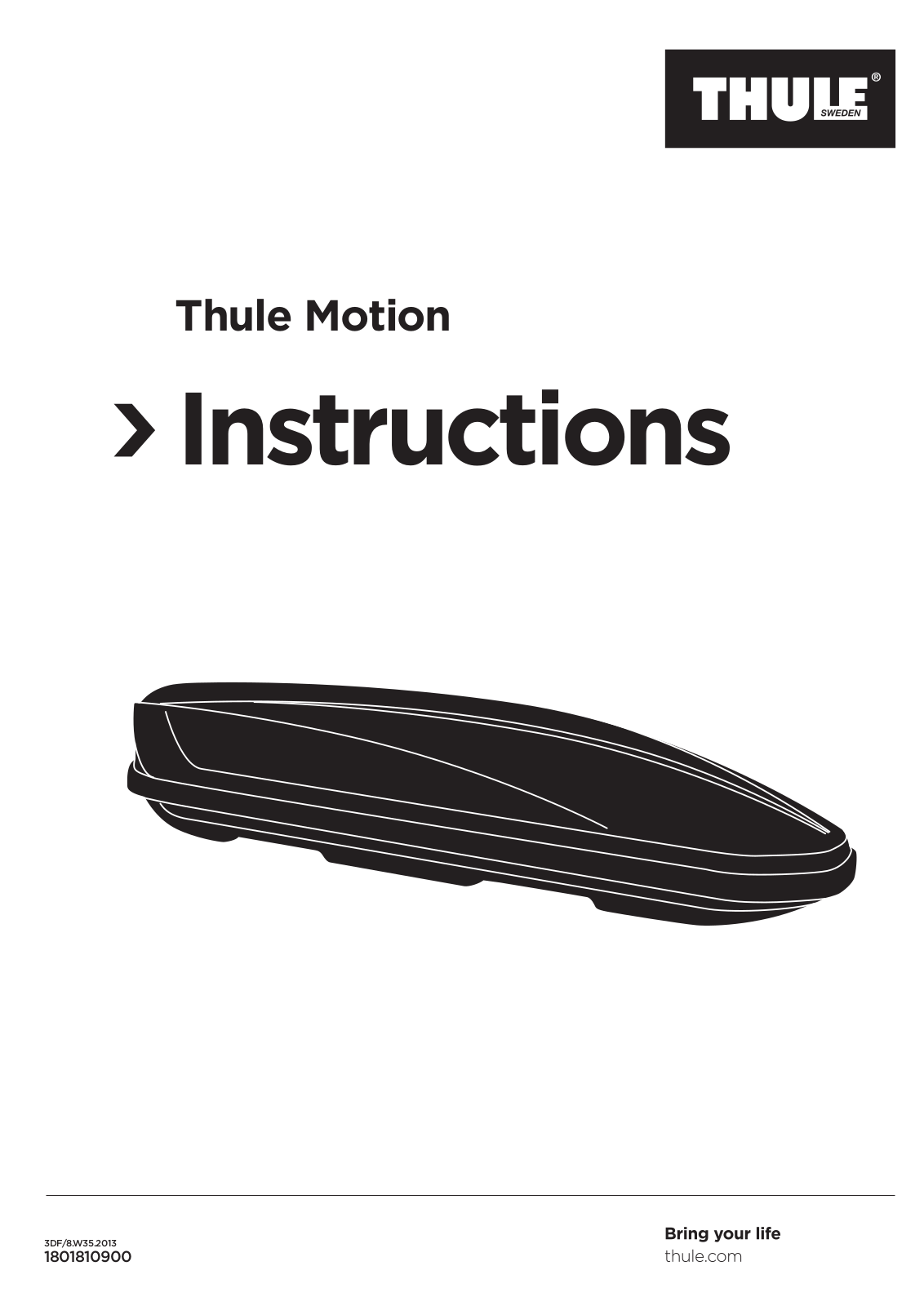 Thule Motion User guide