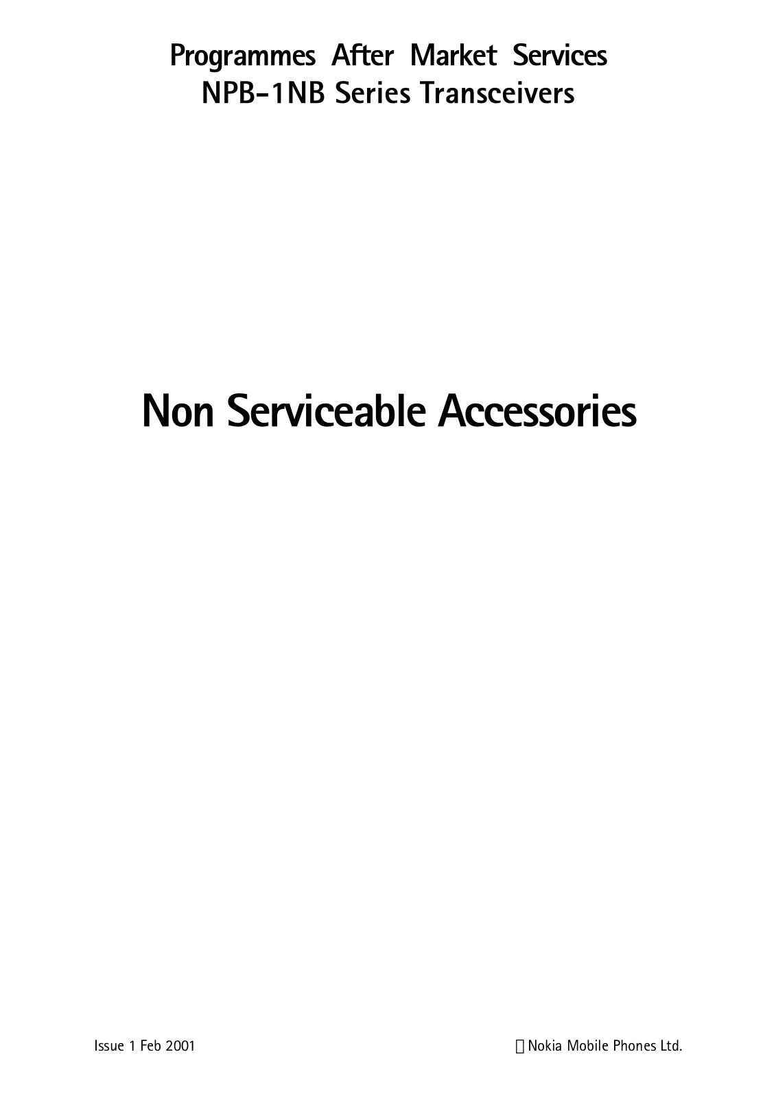 Nokia 3390, 3390b, 3395 Service Manual nsaccs