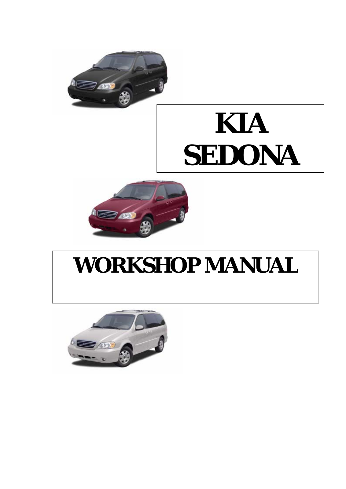 Kia Sedona User Manual