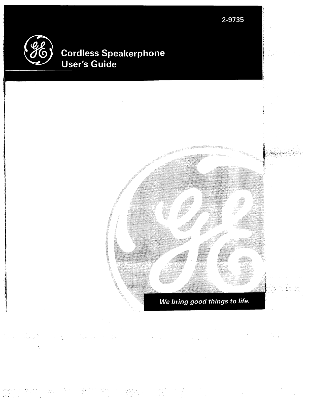 GE 29735 User Manual