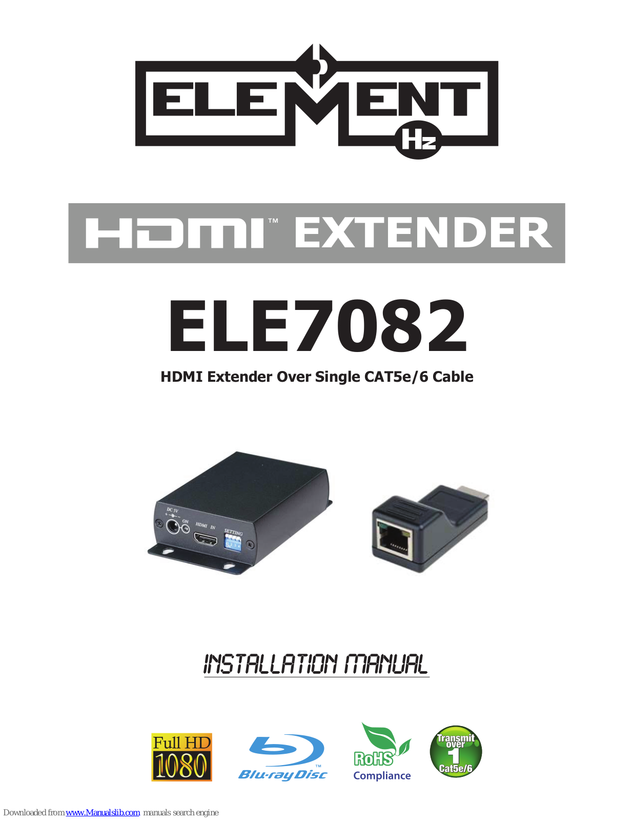 Element-Hz ELE7082 Installation Manual - ManualMachine.com