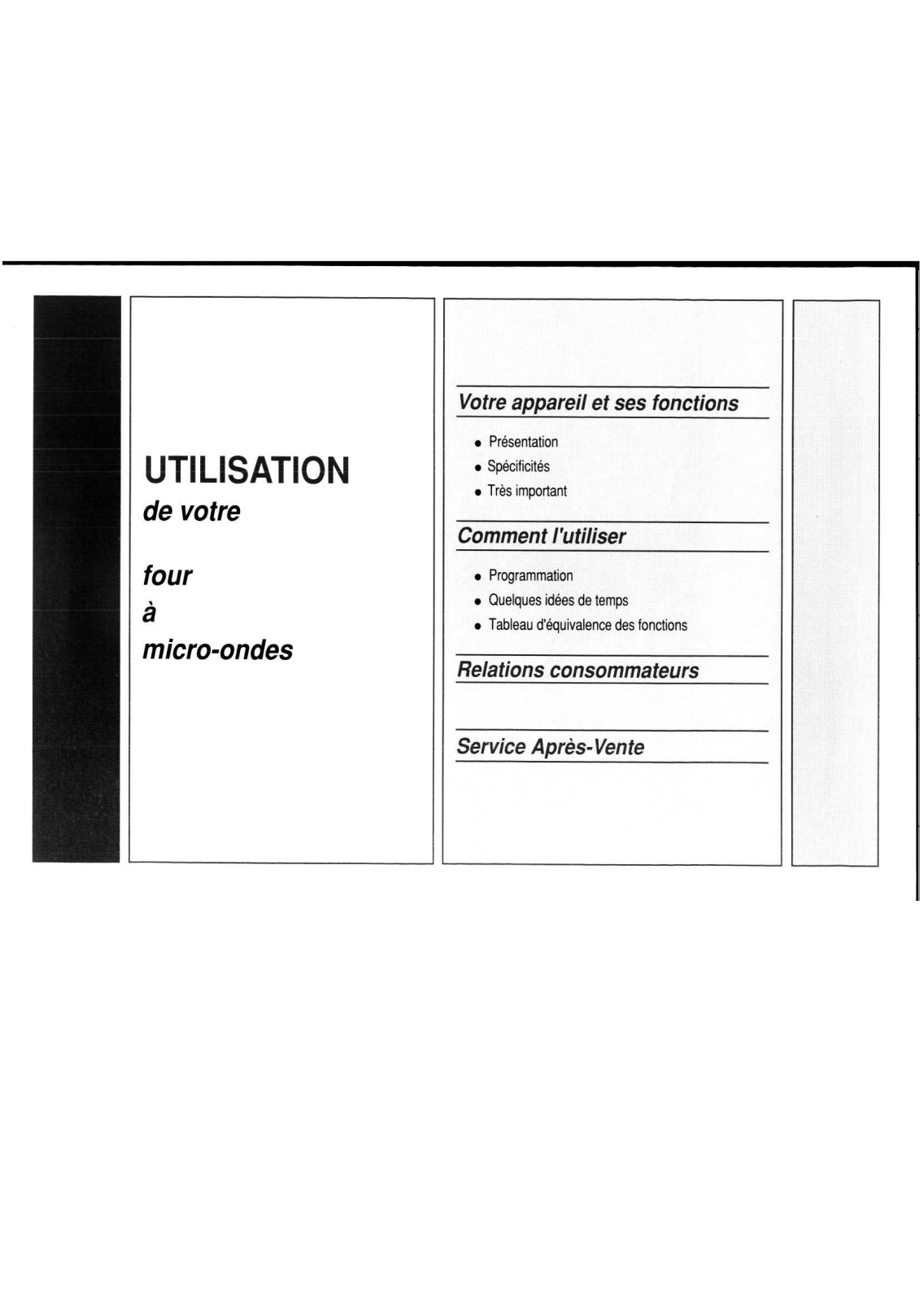 BRANDT M2185B User Manual