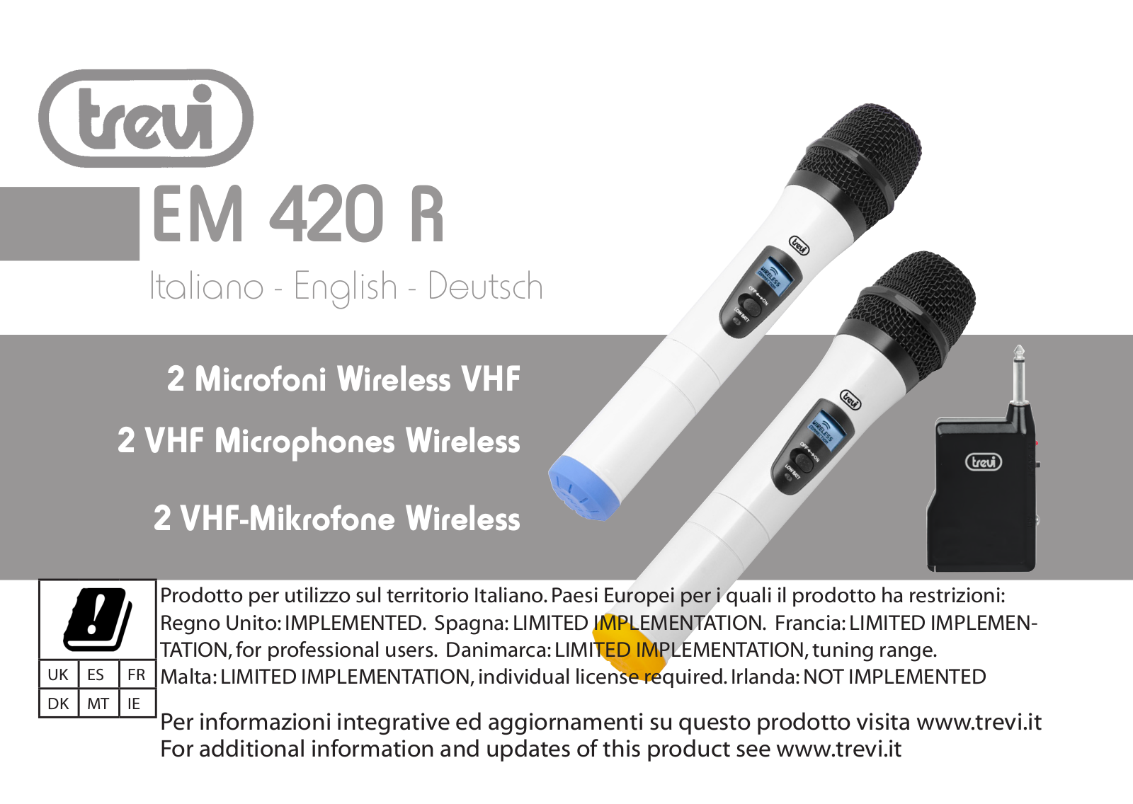 Trevi EM 420 R User guide - ManualMachine.com