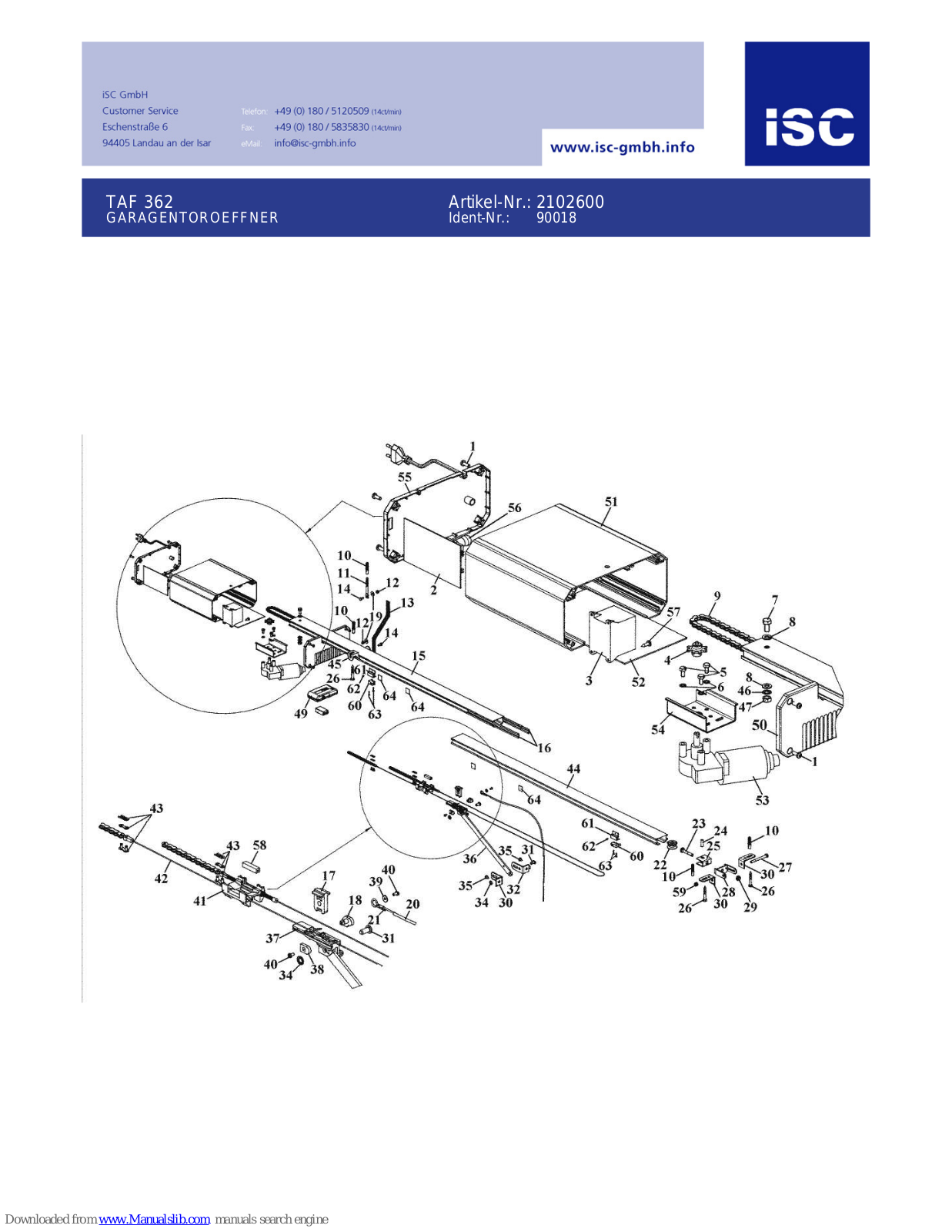 EINHELL TAF 362 Mounting And Operating Instructions