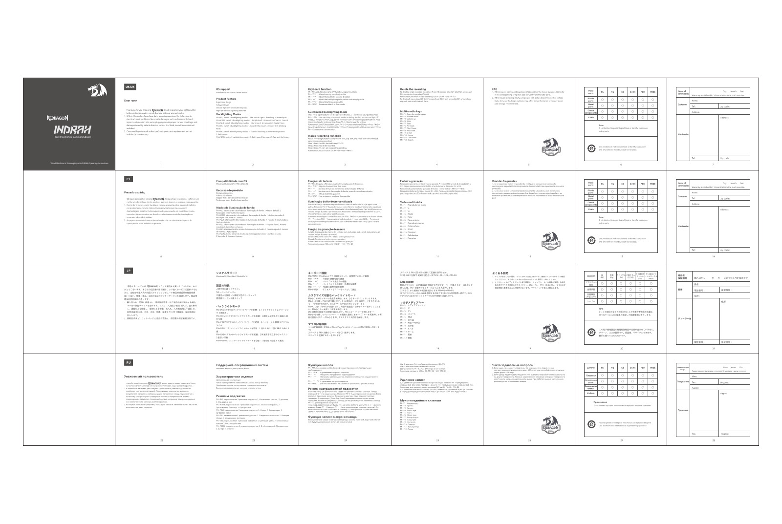 Redragon Indrah User Manual